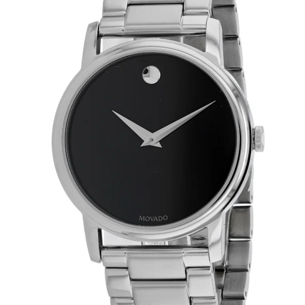 Movado Classic Museum Quartz Black Dial Men's Watch 2100014
